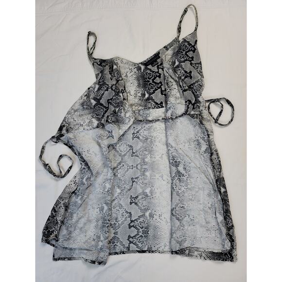 Sanctuary Wrap It Up Tank Dress in Queen Snake Women's Size Medium - Picture 5 of 13